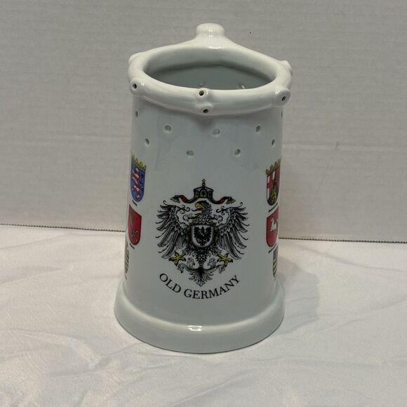 Porcelain German  Puzzle Mug Beer Stein Designed By Gerz - Picture 1 of 9